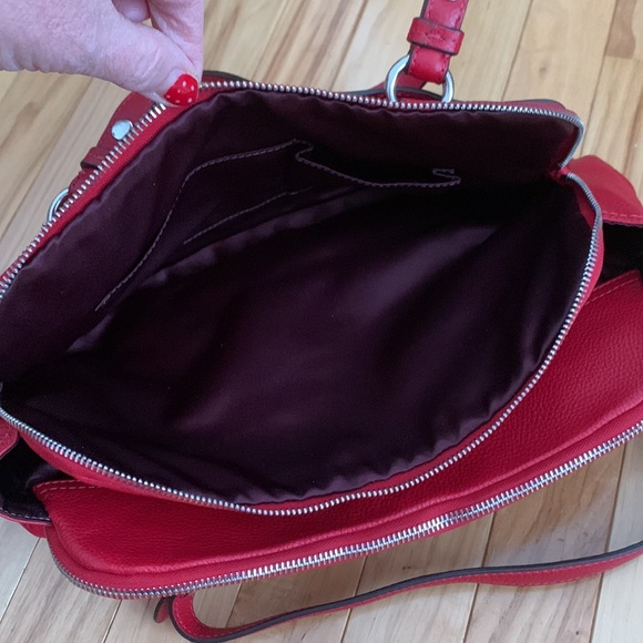 Coach red satchel handbag - Picture 13 of 16